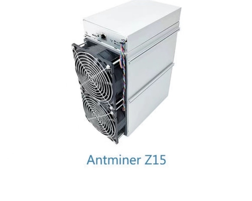 Κατανάλωση Bitmain Antminer 1510W ανθρακωρύχων Z15 420K Zcash Asic